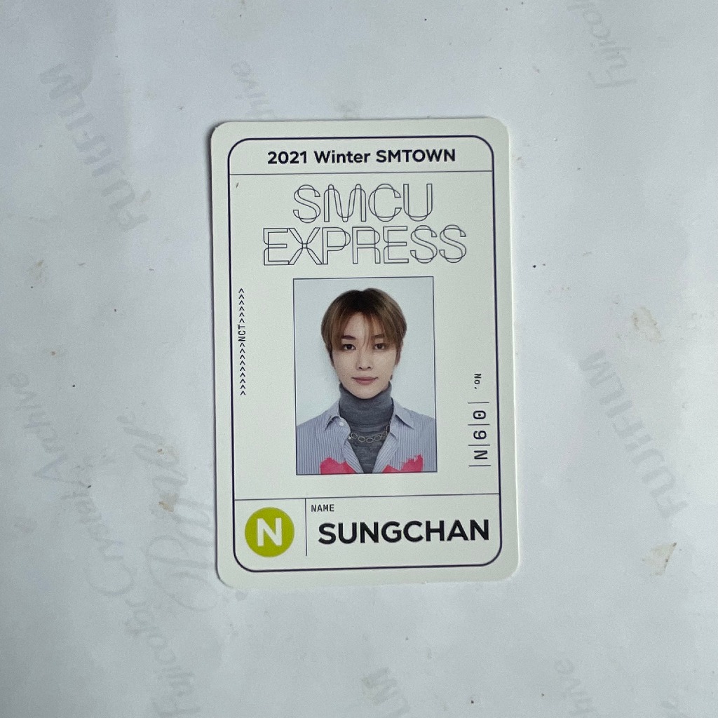[ Ready ] pc passcard Sungchan SMCU NCT Night time pass winter SM Town nighttime express line passen