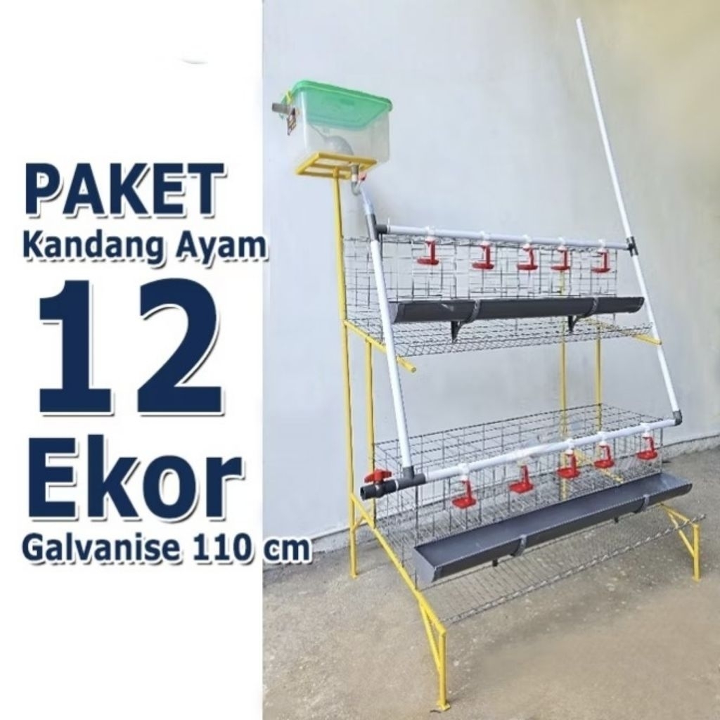 Paket Kandang Ayam Petelur / Kandang Ayam Galvanis