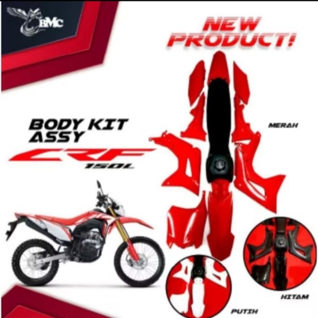 cover body fullset crf150l body kit assy crf150l bodi set crf150l bodi kit only bodi kit assy crf150