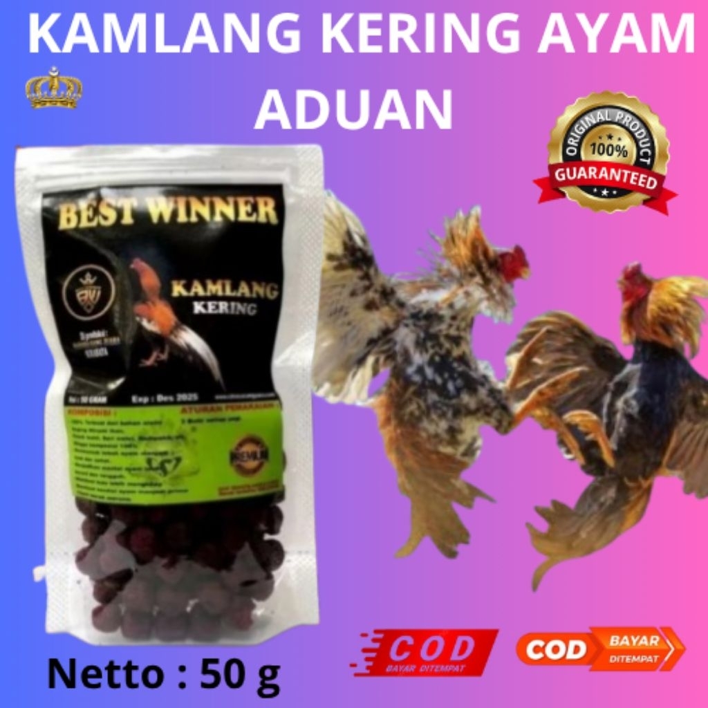 Doping Ayam Aduan – Kamlang Kering Super Power Best Winner