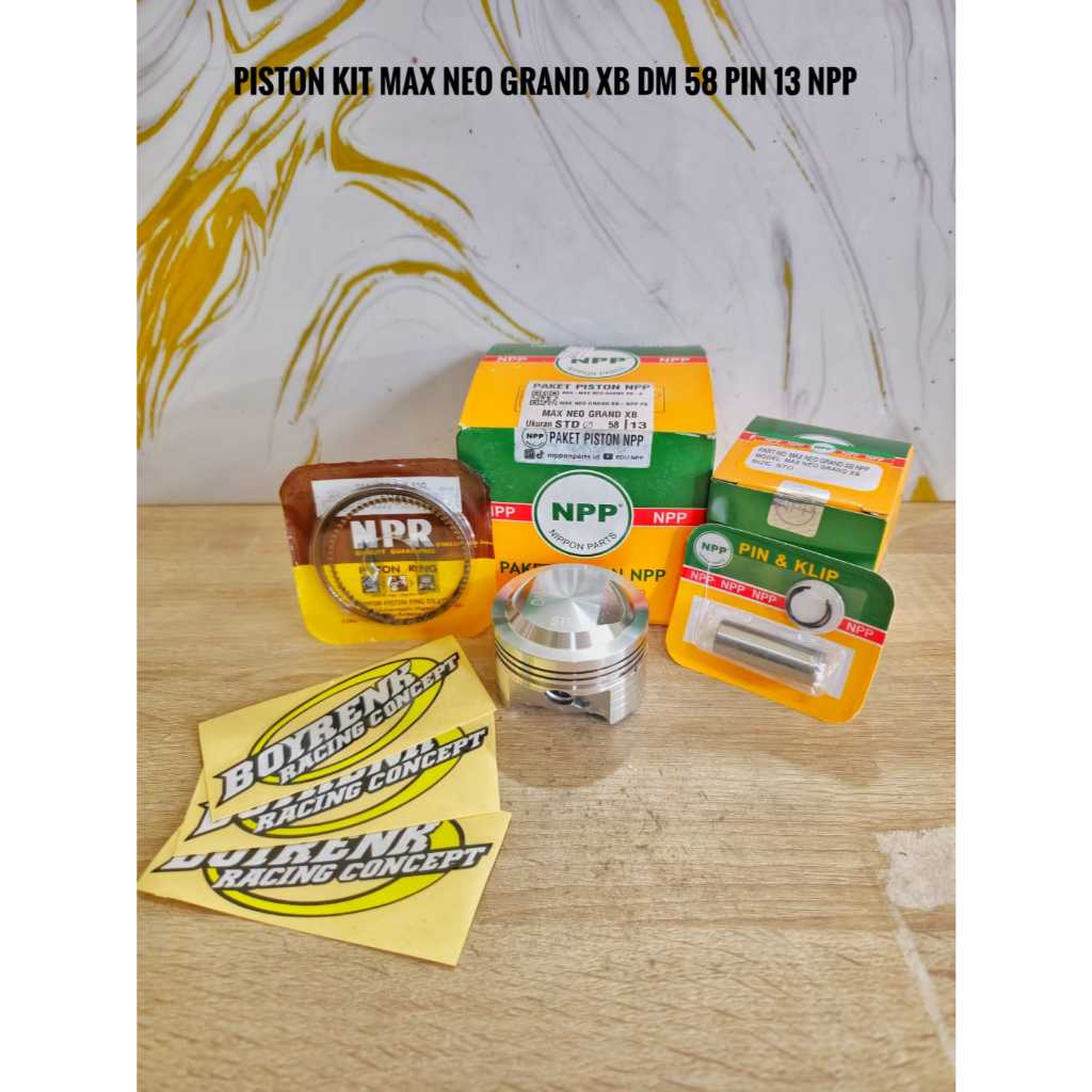PISTON KIT MAX NEO GRAND XB NPP 58/58.5/59/59.5 PEN13