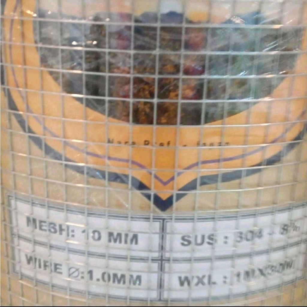 Kawat Loket 10mm x 10mm x 1mm Stainless SS304 per meter