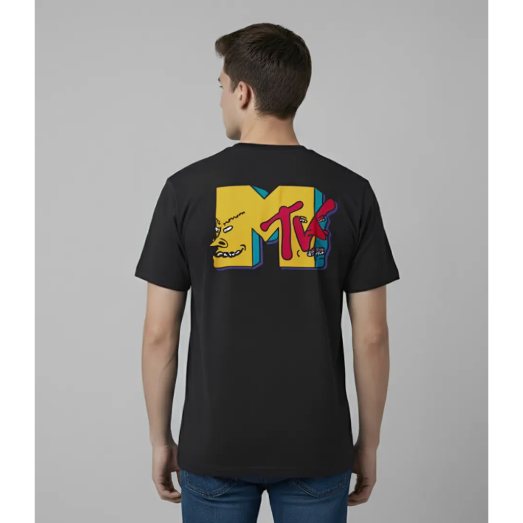 Kaos Distro Pria MTV – Tshirt Cotton 24s Premium Original