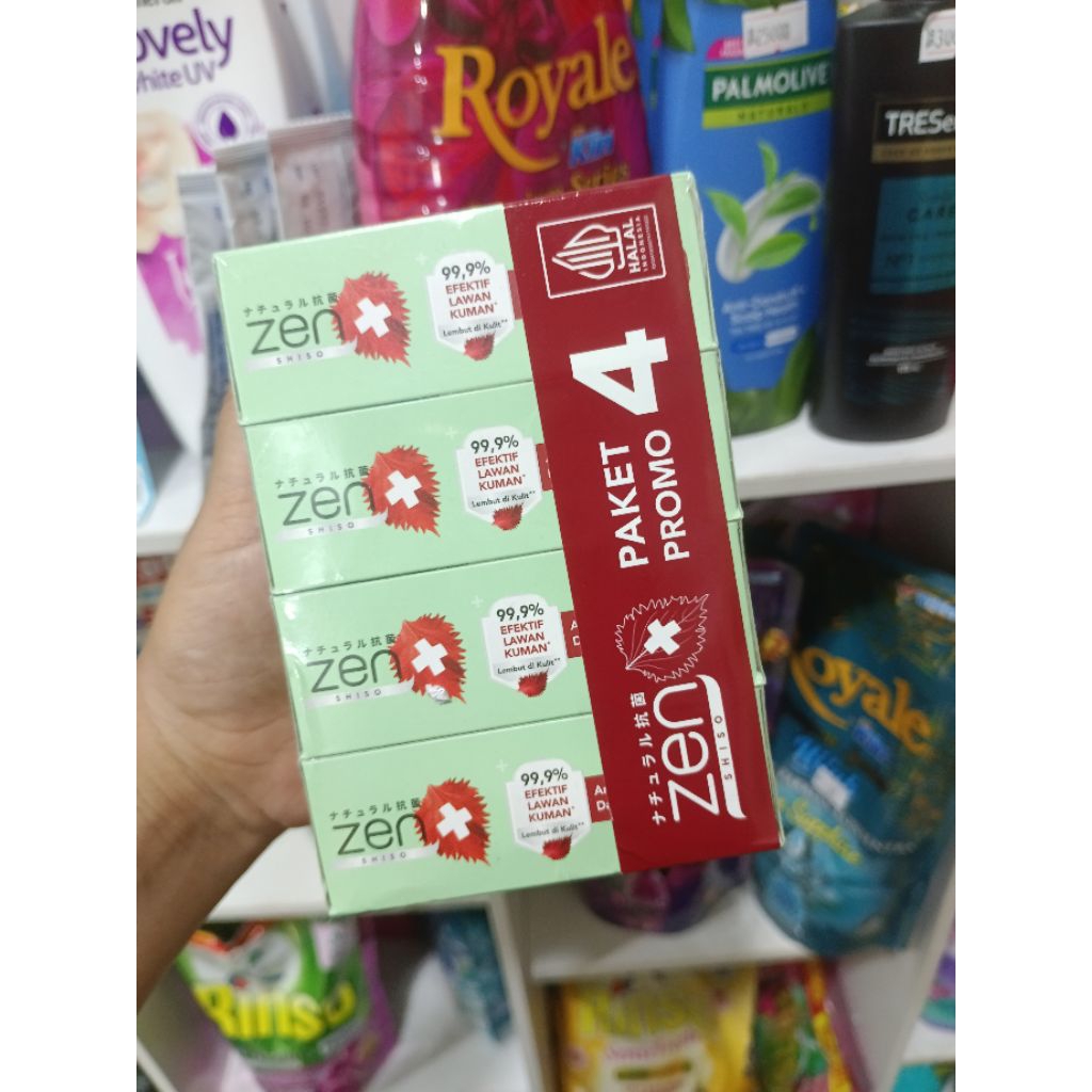 Sabun Batang Zen+ isi 4