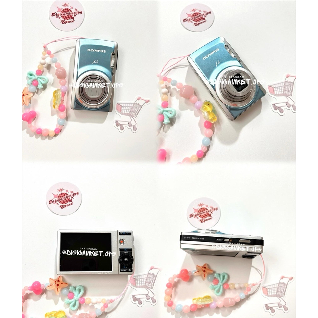 digicam Olympus MJU-7040 Blue (rare item) kamera digital