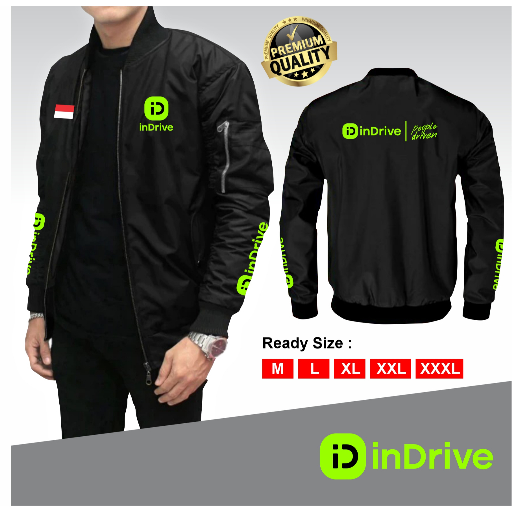 Jaket INDRIVE BOMBER / Jaket Bomber Tebal / Jaket Pria Wanita