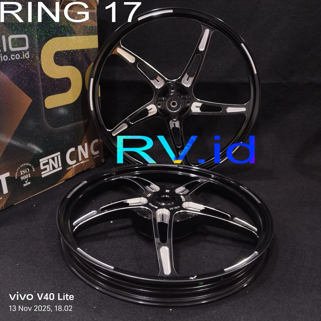 VELG AXIO RACING BINTANG LAUT 140x17 160x17 BEAT SCOOPY GENIO SPACY VARIO 110 VARIO 125 VARIO 150 MI