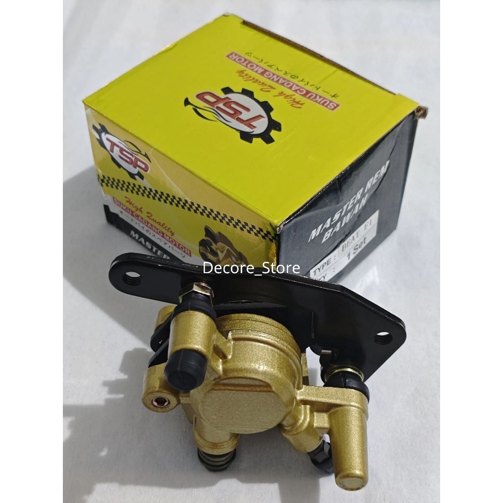 Kepala Babi Belakang Master Rem Bawah Set / Caliper / Beat FI / TSP / Suku Cadang / Sparepart Motor 