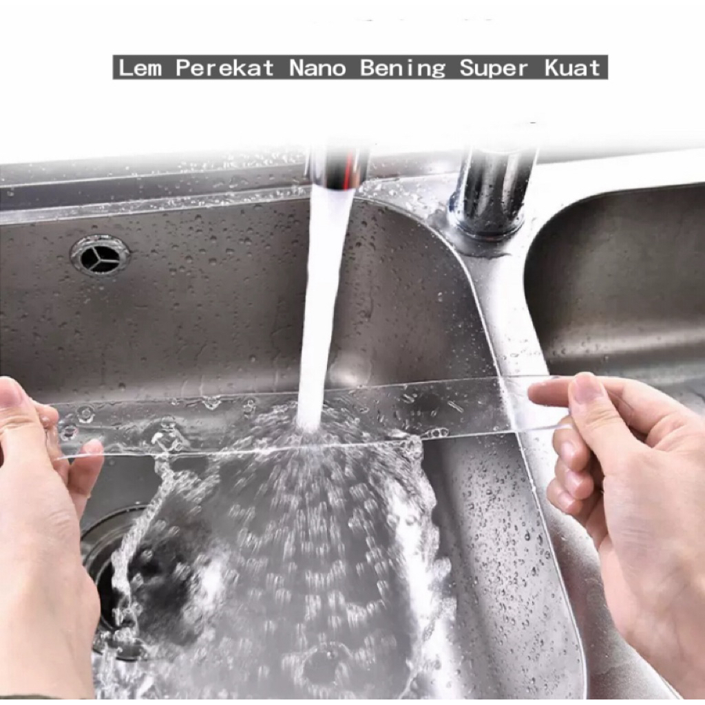 3M Double Tape Nano - Lem Perekat Fungsional Super Kuat Bening