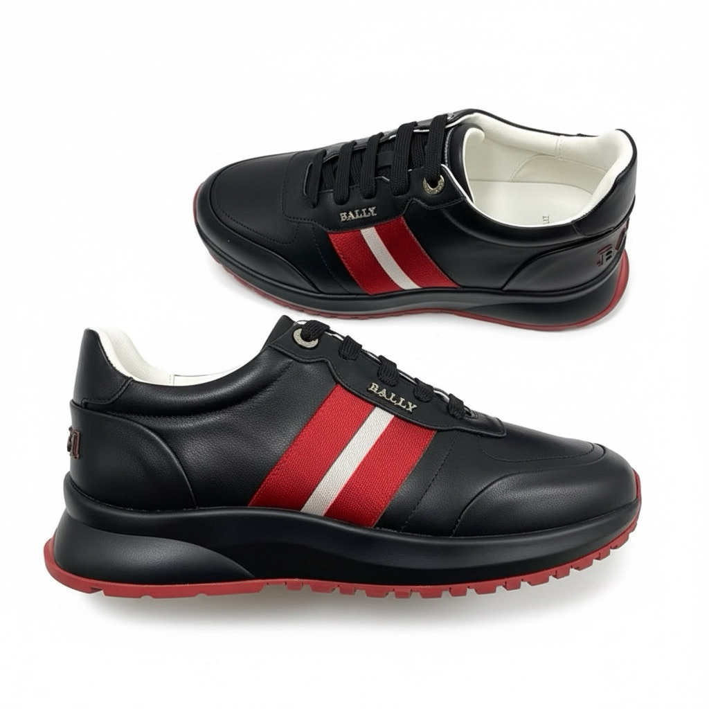 Sepatu Sneakers Bally Sepatu Sneaker Pria MIRROR Super Premium