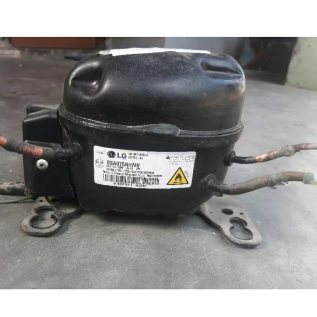 KOMPRESOR LG 2 PINTU INVERTER / KOMPRESOR KULKAS INVERTER 2 PINTU  ORIGINAL COPOTAN. JAMIN NORMAL