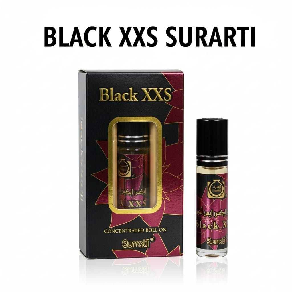 Parfum Roll On Surrati BLACK XXS 6ml Non Alkohol Original