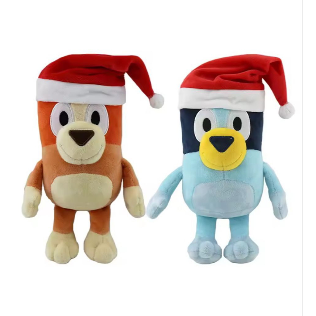 Boneka Bluey Bingo Natal 40Cm