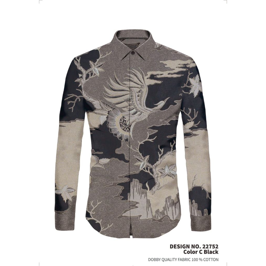 Bahan batik ganesha | batik dobby ganesha | batik katun pola | batik katun mahogani