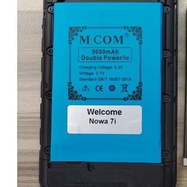 Batere Battery Batre Baterai Cina Rakitan Double Power Mcom Welcome Nowa 7i