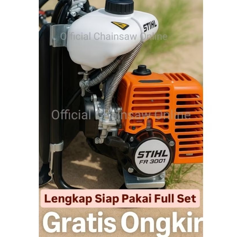 MESIN POTONG RUMPUT STIHL FR3001 LENGKAP Siap Pakai Full Set Mesin Potong Rumput 2 tak Stihl Mesin R