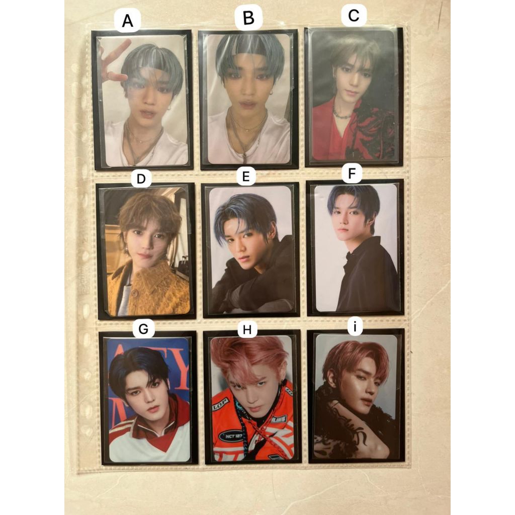 PHOTOCARD OFFICIAL TAEYONG NCT 127 OFFICIAL PC ALBUM SUPERM NCT 127 NCT 2020