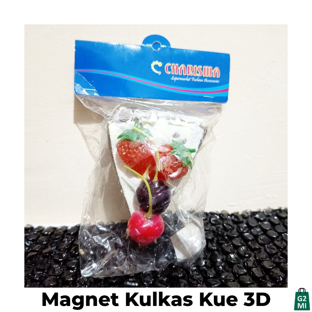 Kue Replika Cake Pajangan Kulkas Tempel Palsu Squishy Lentur Lembut Coklat Simulasi Model Fake Slice