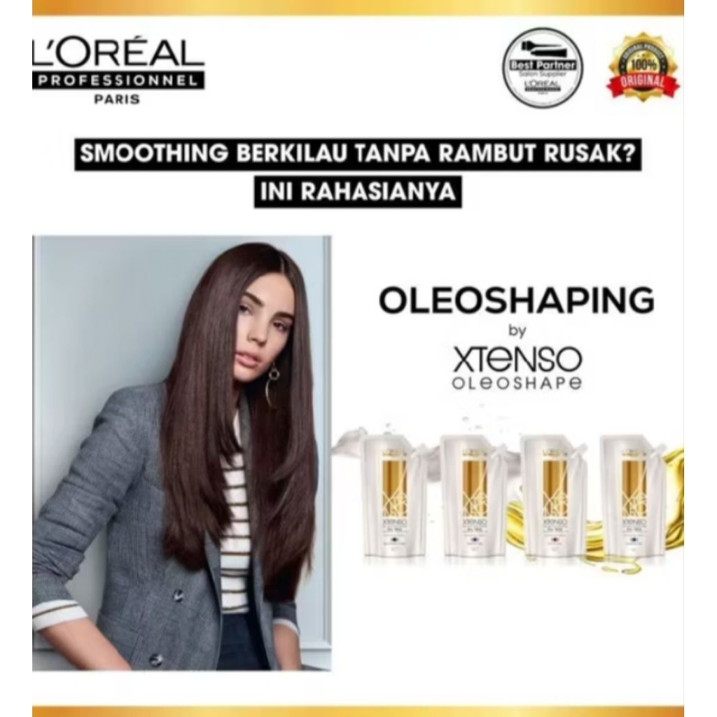 Loreal Xtenso Smoothing Pelurus Rambut 125ml