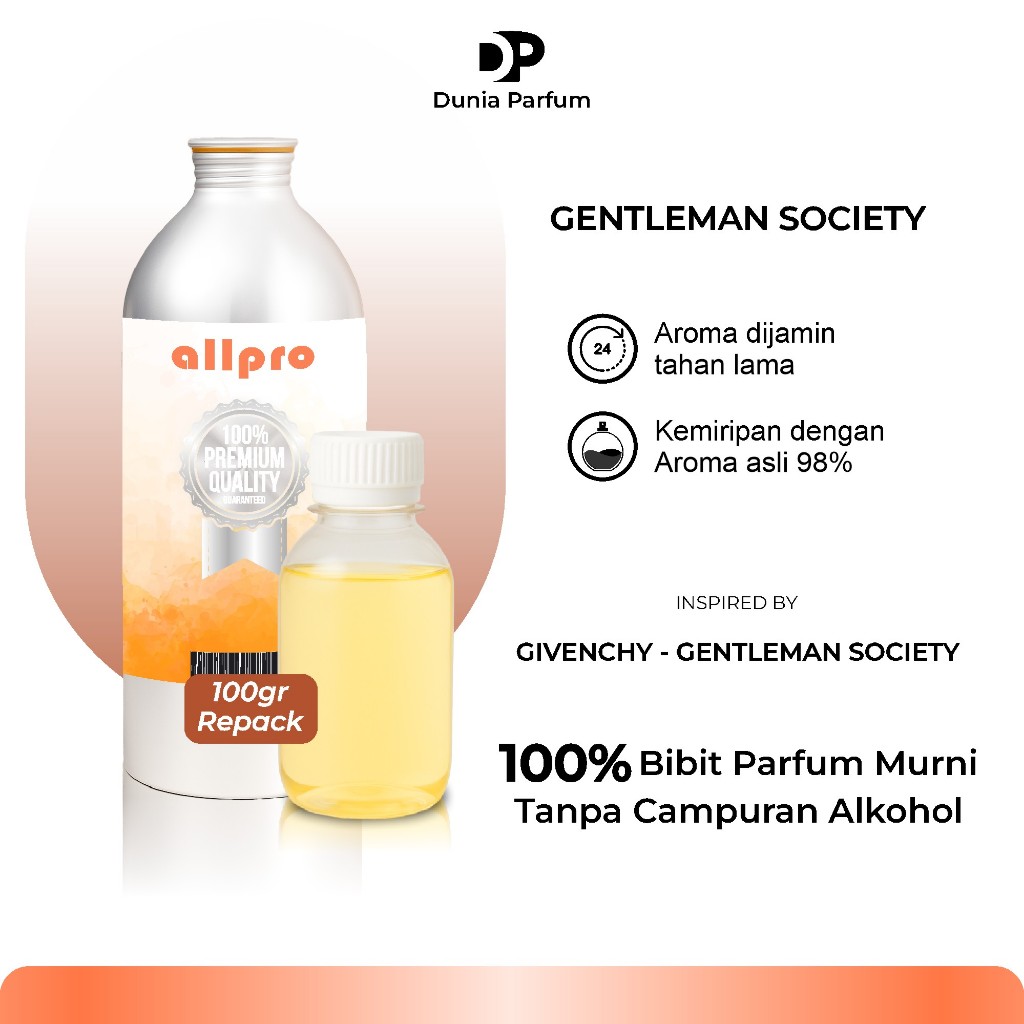 BIBIT PARFUM GENTLEMAN SOCIETY INSPIRED BY GIVENCHY - GENTLEMAN SOCIETY ALLPRO