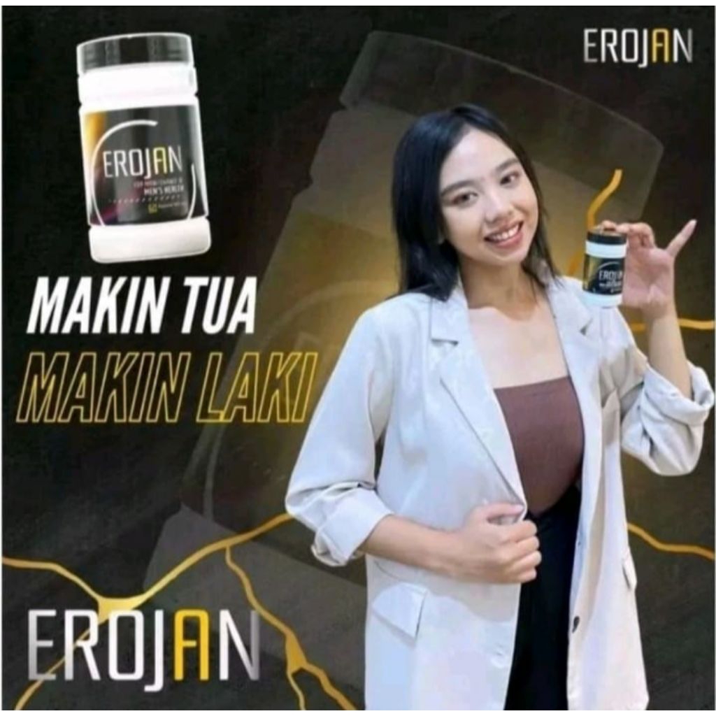 Erojan Original 60 Kapsul 100% Halal Erojan Testosteron Booster Asli, By Iconic