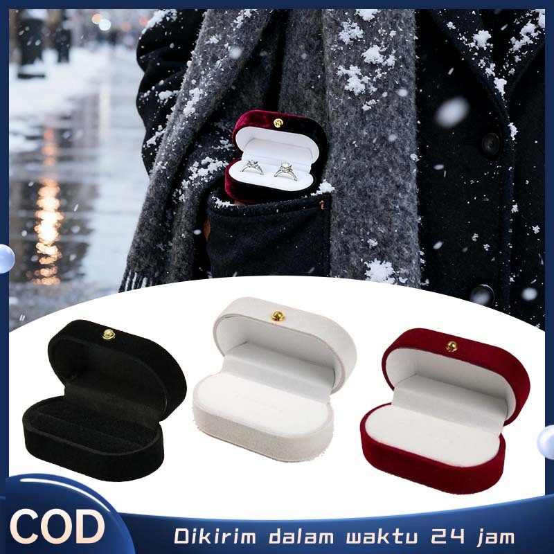 Box Cincin Pernikahan Kotak Cincin Lamaran Kotak Cincin Pernikahan 2 Cincin Tempat Cincin Tunangan