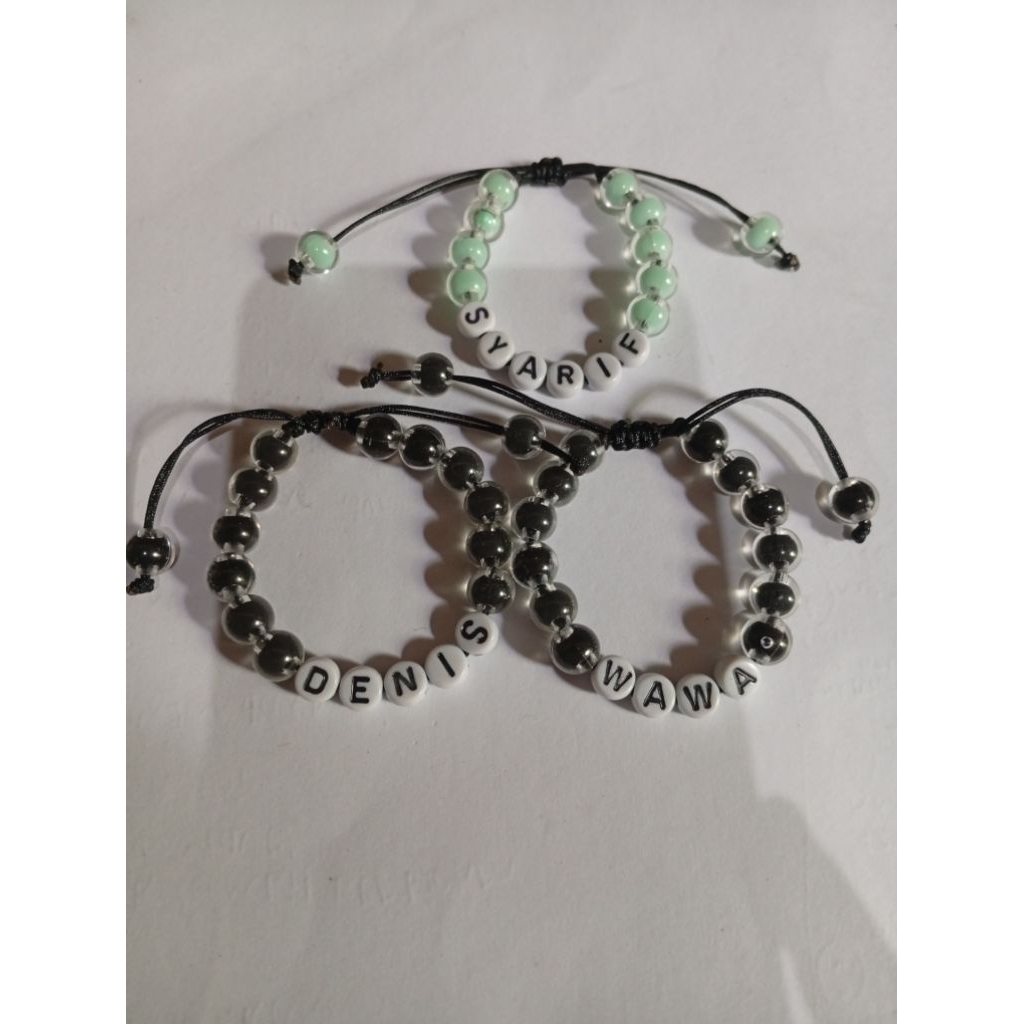 gelang anak tali serut nama bisa cutom