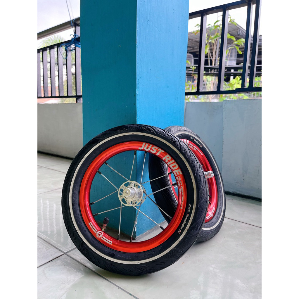 Wheelset Pushbike Hub AR23 Ezio Speed rims Bike 8 Alloy + Ban CST Team Limited GT Grip+