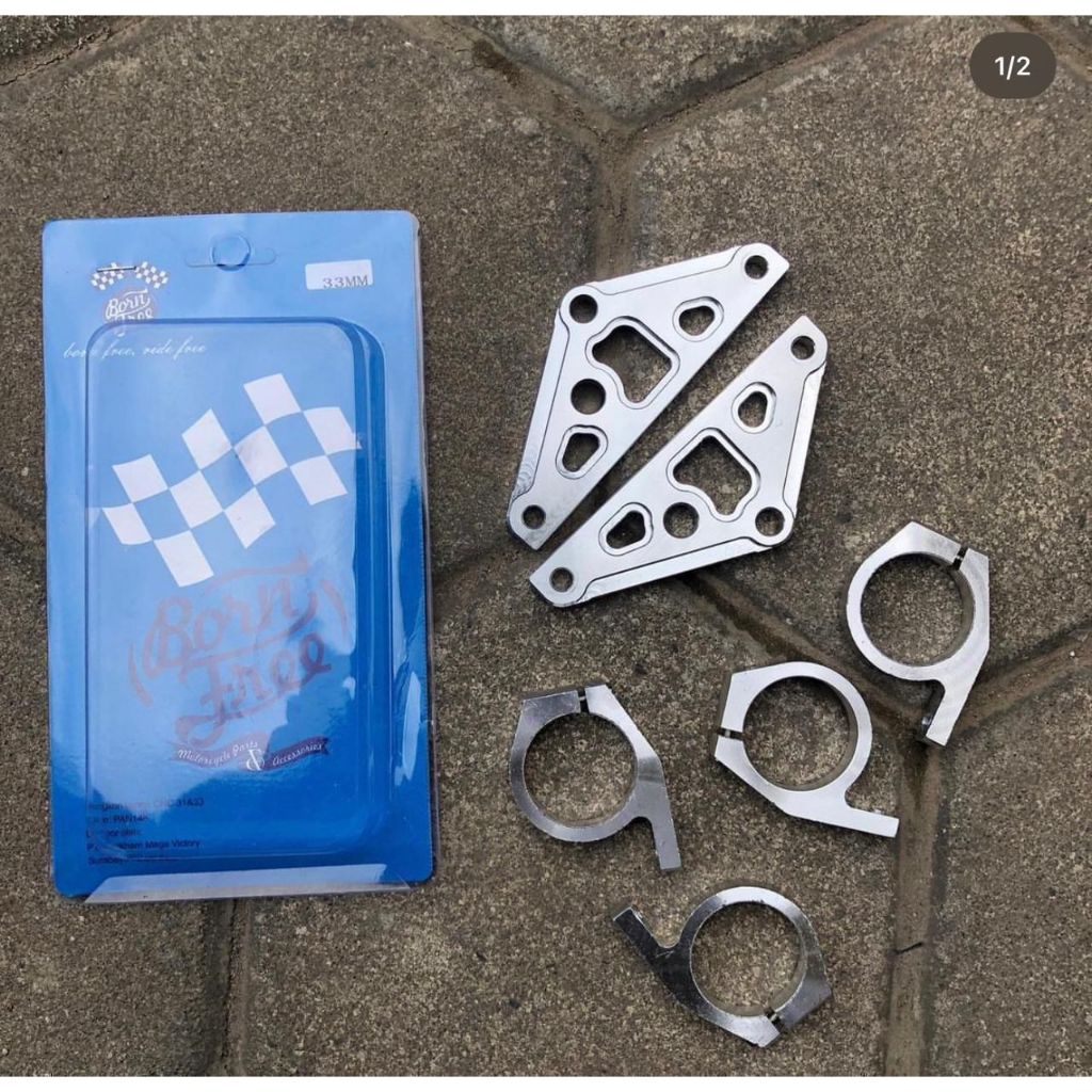 kupingan breket pangkon lampu kupingan lampu cnc as31 dan as33 Bornfree gorilla