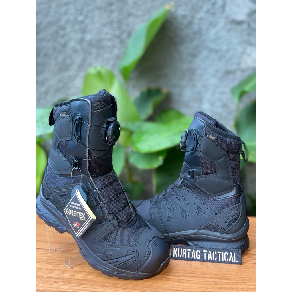 KURTAG BOGOR - Sepatu PDL HITAM SALOMON TALI PUTER/Sepatu PDL SALOMON SWIVEL ROPE 8 INCH/SEPATU SALO
