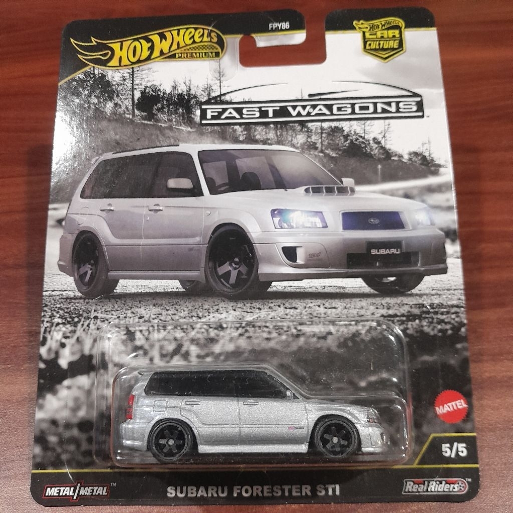 HOT WHEELS PREMIUM Subaru Forester STI - Silver