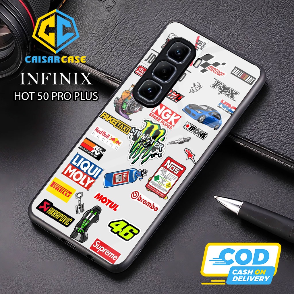 Case Infinix Hot 50 Pro Plus - Softcase Glass Infinix Hot 50 Pro Plus - Casing Infinix Hot 50 Pro Pl