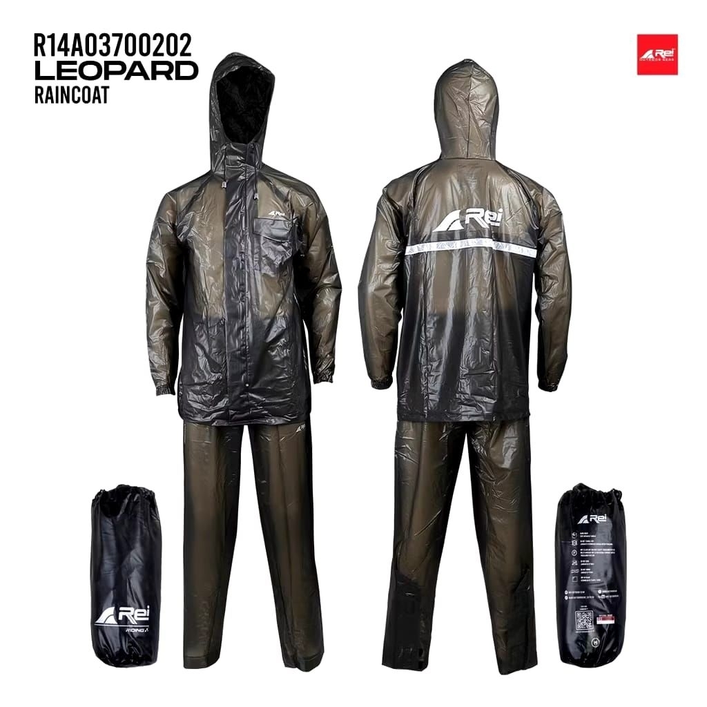 RAINCOAT AREI OUTDOORGEAR LEOPARD ORIGINAL JAS HUJAN REI MANTEL HUJAN