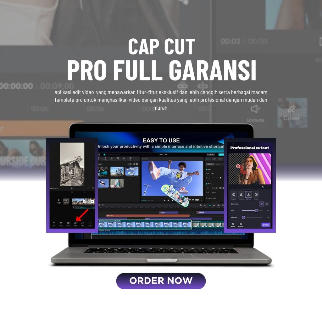 Promo Extra Premium 1 Tahun Capcut Pro
