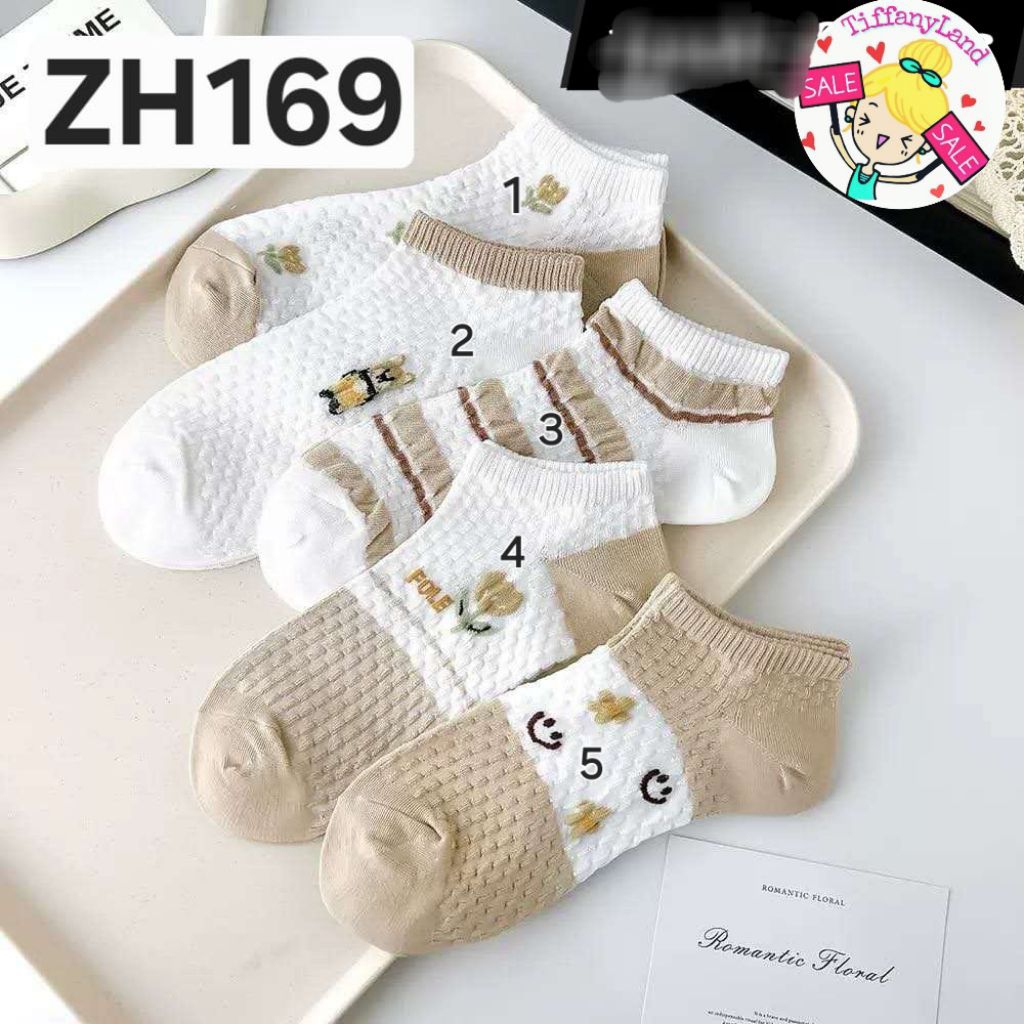Kaos kaki wanita korea style ZH169