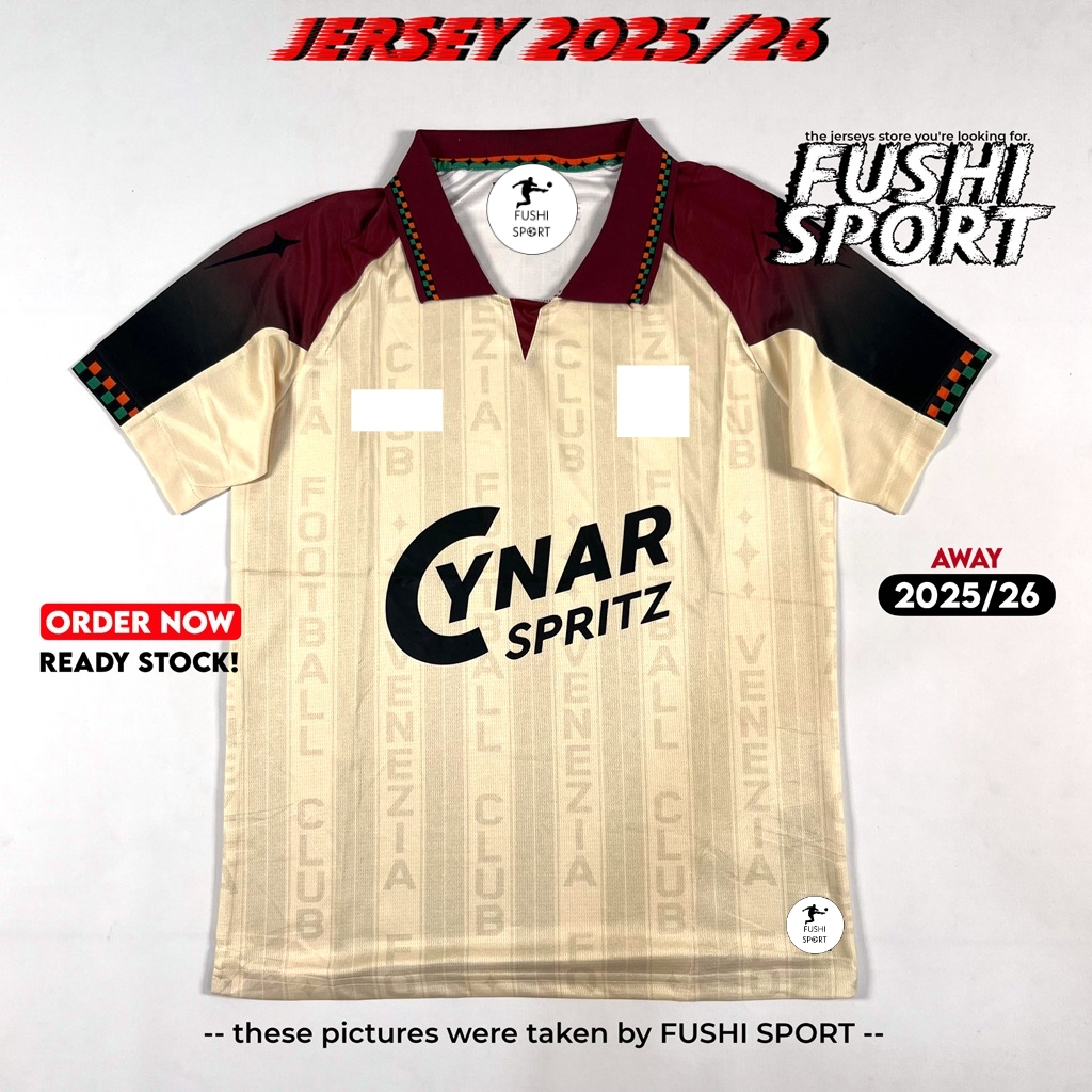 Jersey Baju Bola 2025 2026 Venezia Away New