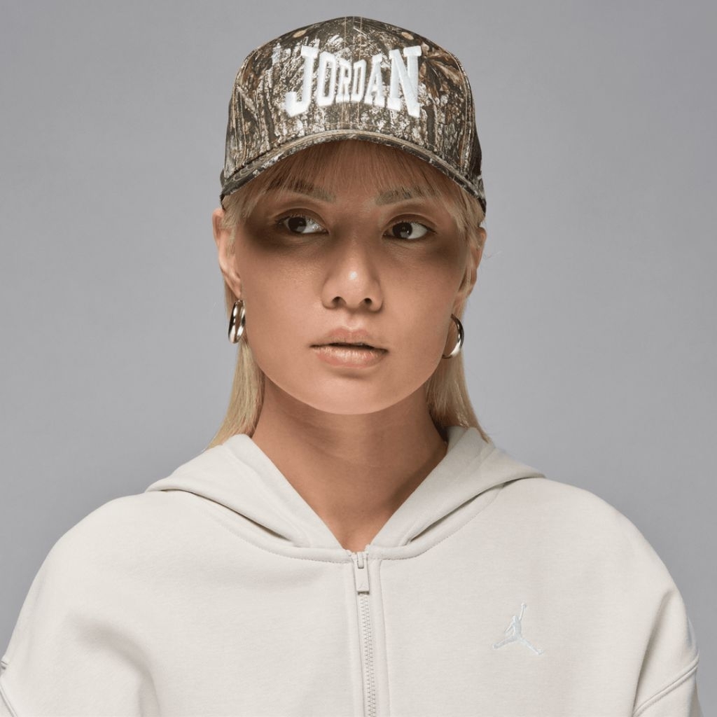 Sale nike' jordan brooklyn rise cap adjustable realtree hat original topi kasual pria wanita