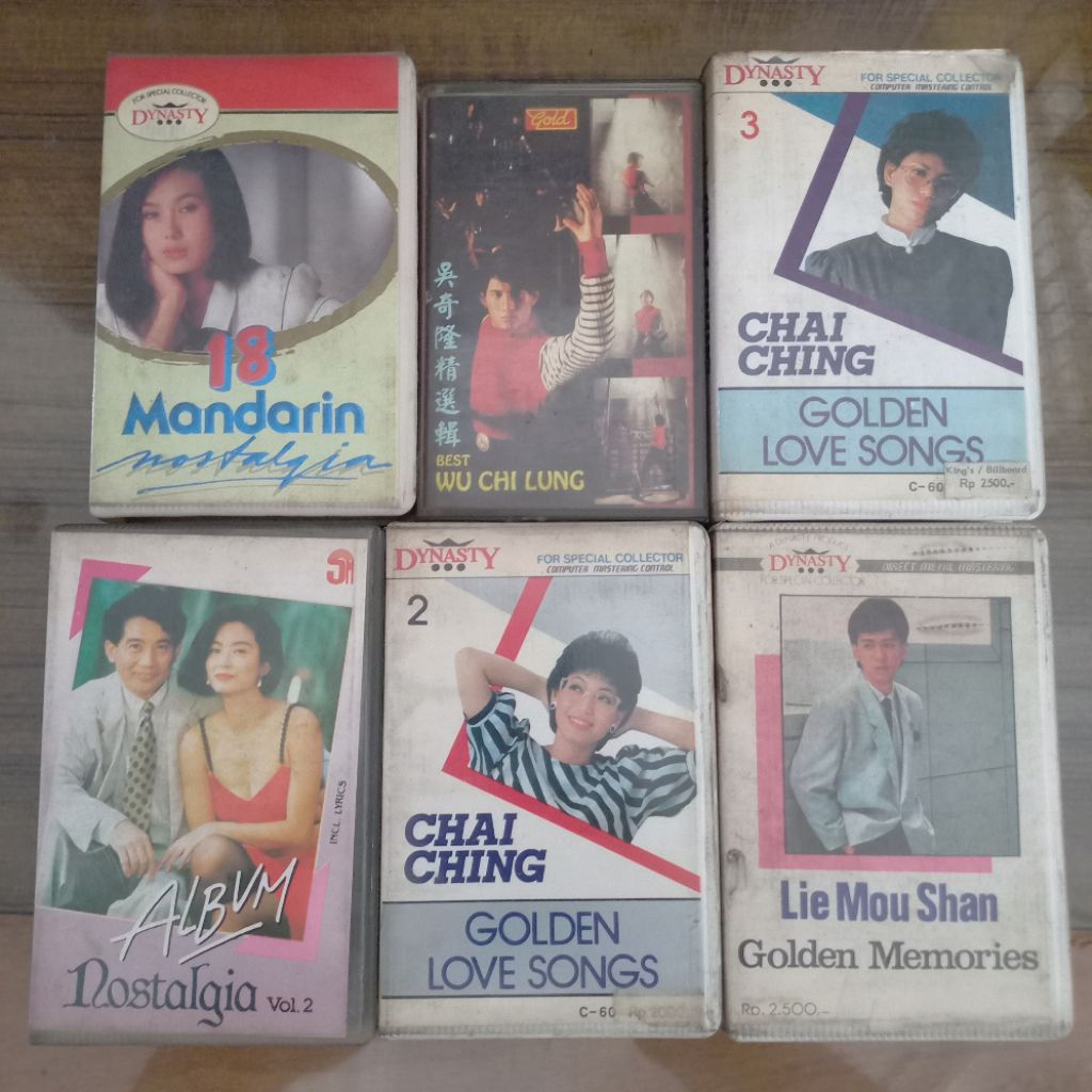 Kaset Pita Kumpulan Lagu Mandarin / Cassette Tape Kumpulan Lagu Mandarin / Lagu Lawas Mandarin / Gol
