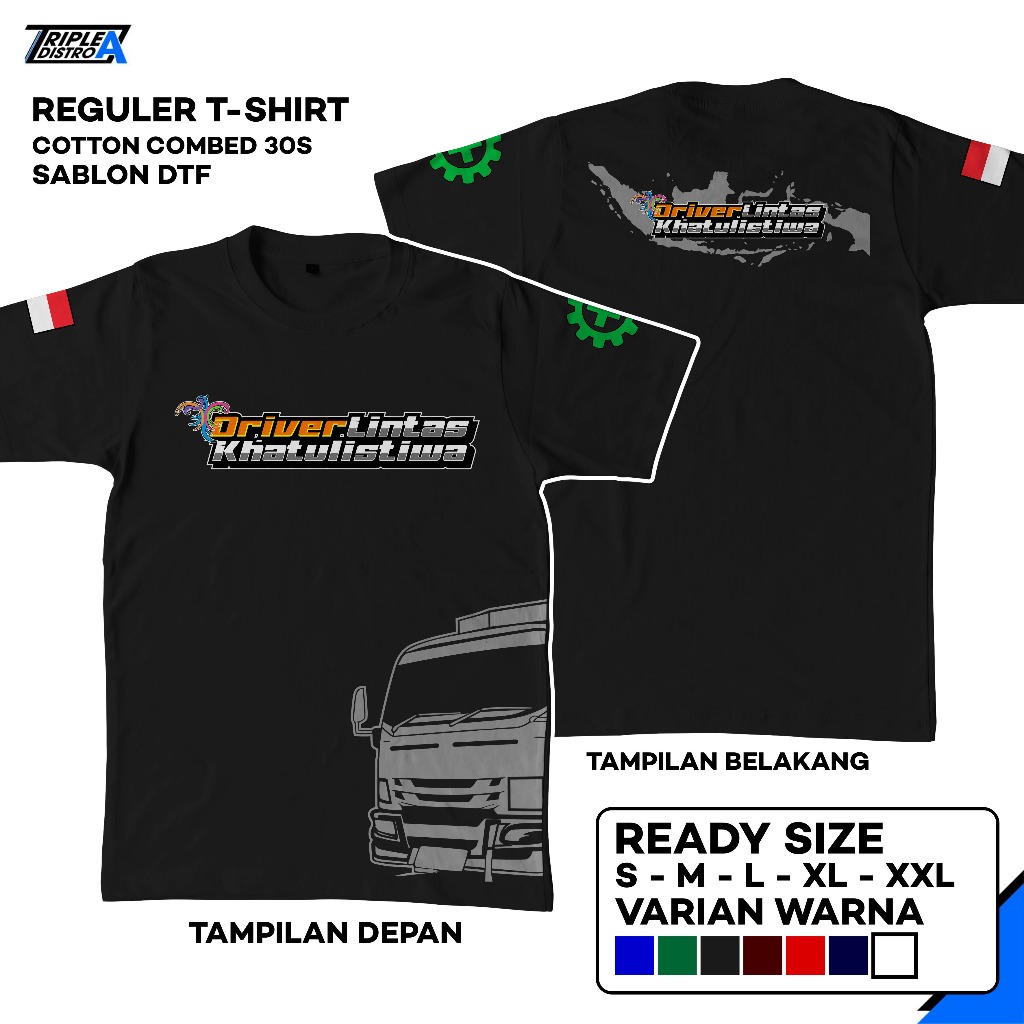 Kaos Driver Muda Truck Driver Lintas Khatulistiwa Edisi Canter Keren bangettt Inimah