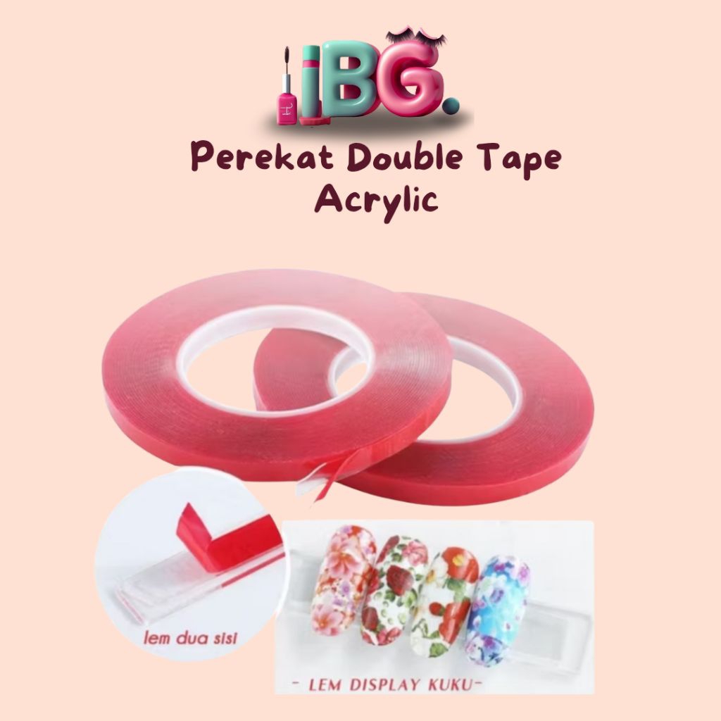 Double tape acrylic Double tape jelly acrylic Double tape nail art Tape nail art Tape acrylic nail art