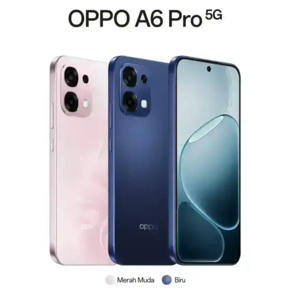 HP OPPO A6 PRO 5G RAM 8/256GB NEW GARANSI RESMI | OPPO A 6 PRO 5G RAM 8GB INTERNAL 256GB