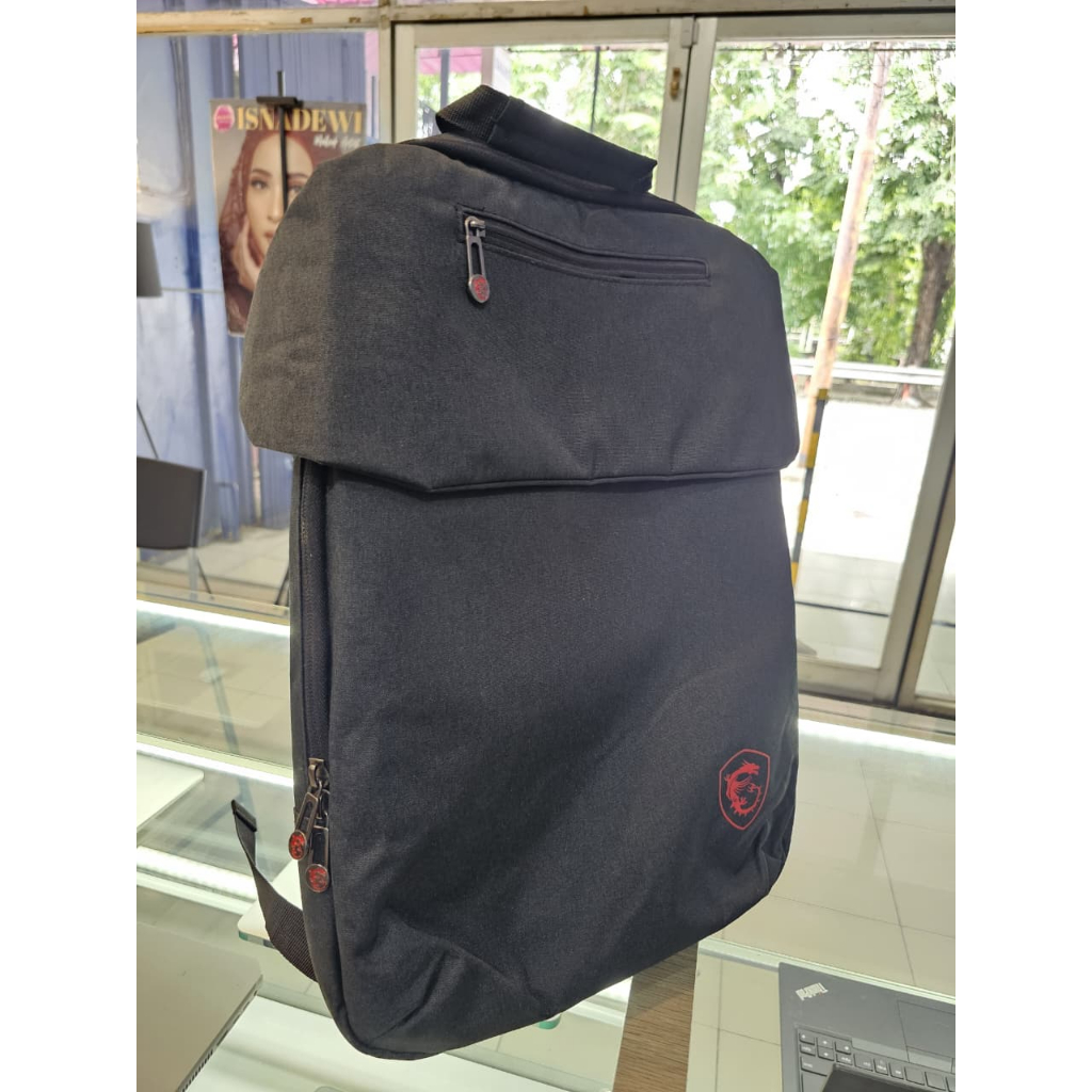 Tas Gamer Gaming MSI ori New cuci gudang logo Merah