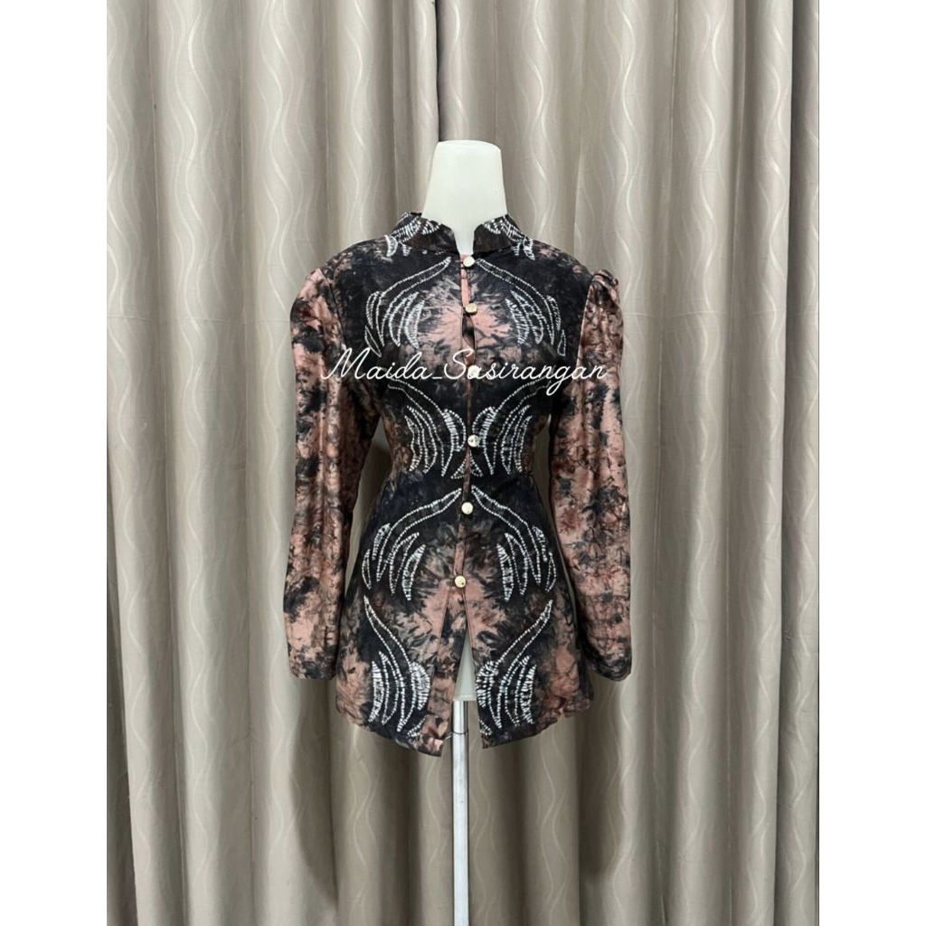Atasan Baju Kerja wanita Sasirangan size M