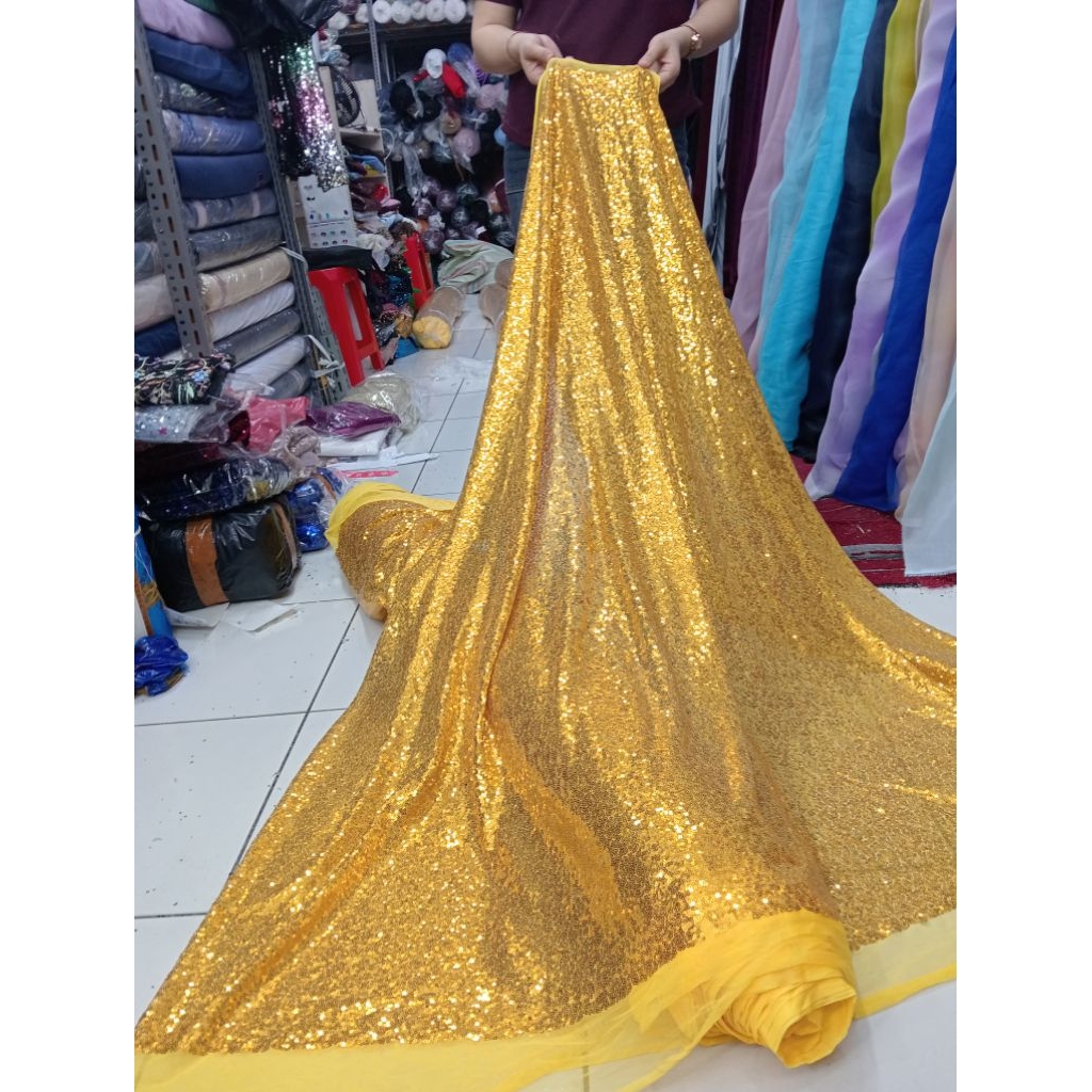 BAHAN KAIN TILE SERIBU PAYET TILE SQUIN SERIBU PAYET