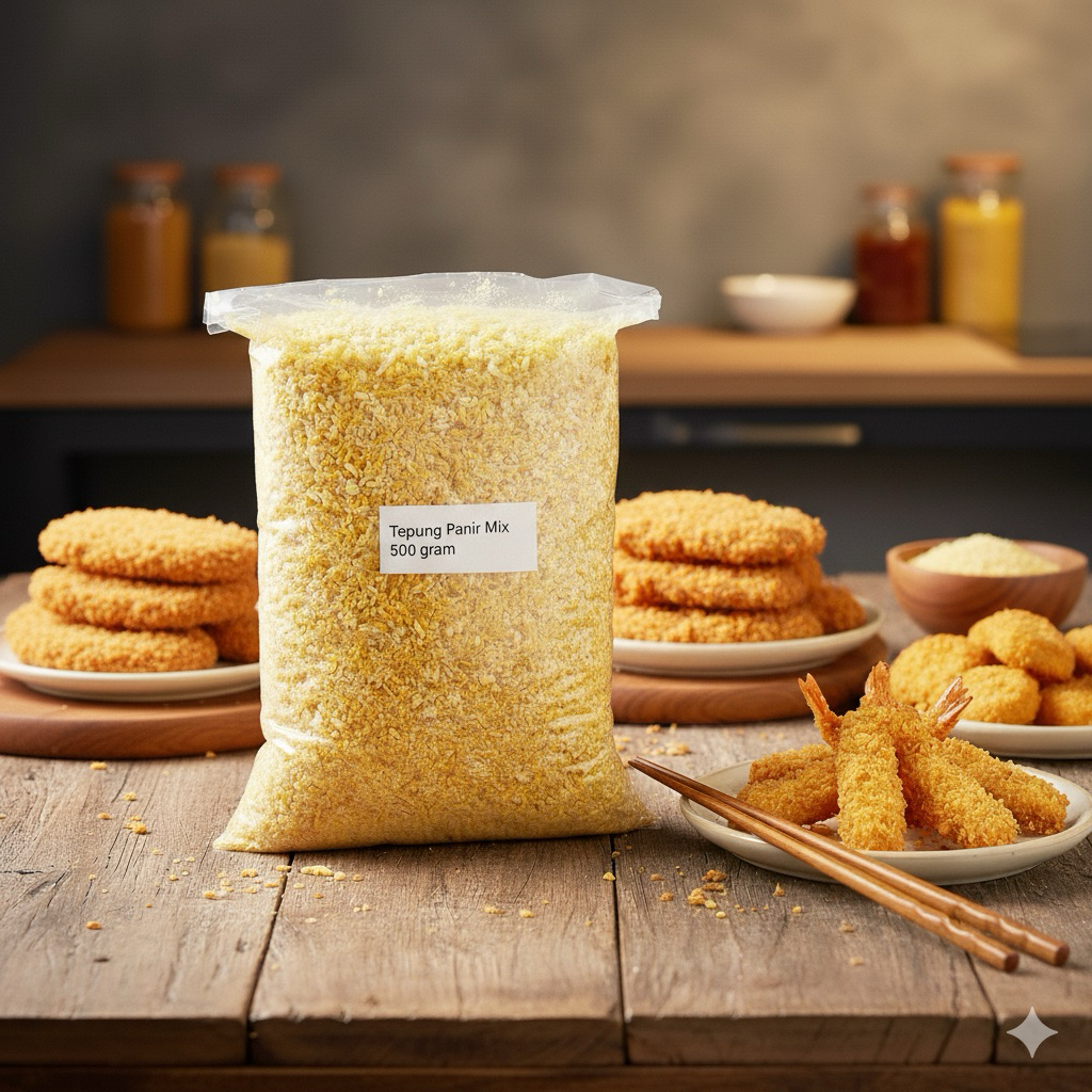 TEPUNG PANIR / TEPUNG ROTI KILOAN, Tepung Panir Risol, tepung panir mix 1kg ,  tepung panir halus 1k