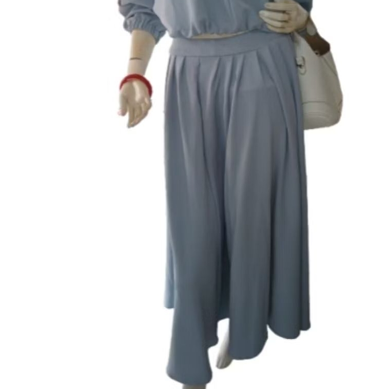 (816) ROK PANJANG BIRU MUDA