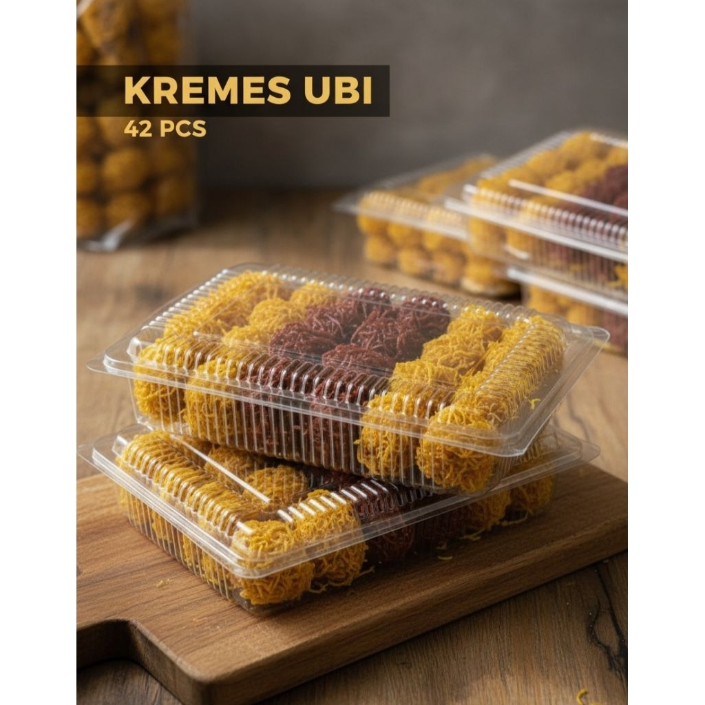 Kremes Ubi Bola Bola isi 42 Pcs