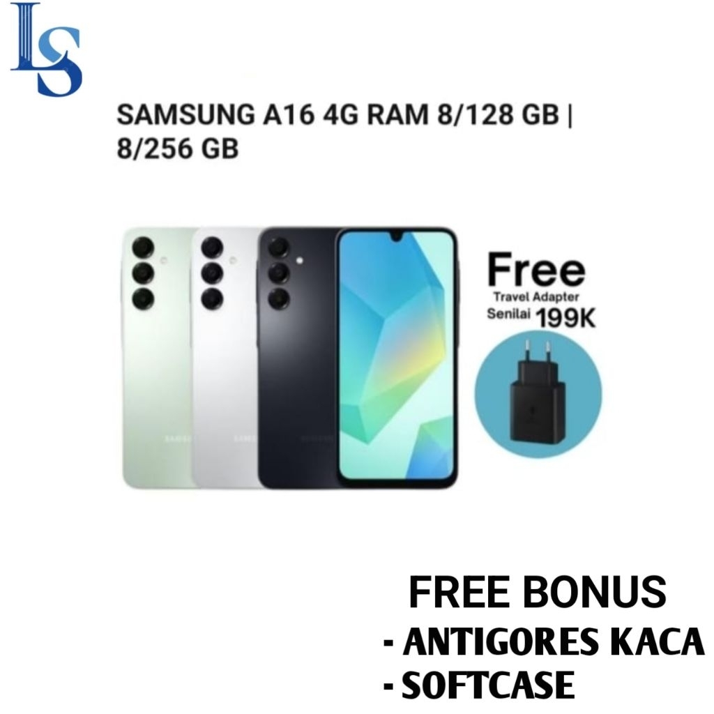 HP SAMSUNG GALAXY A16 4G RAM 8/128 GB | 8/256 GB [Samsung A16 4G 8/128 | 8/256 GB] Garansi Resmi