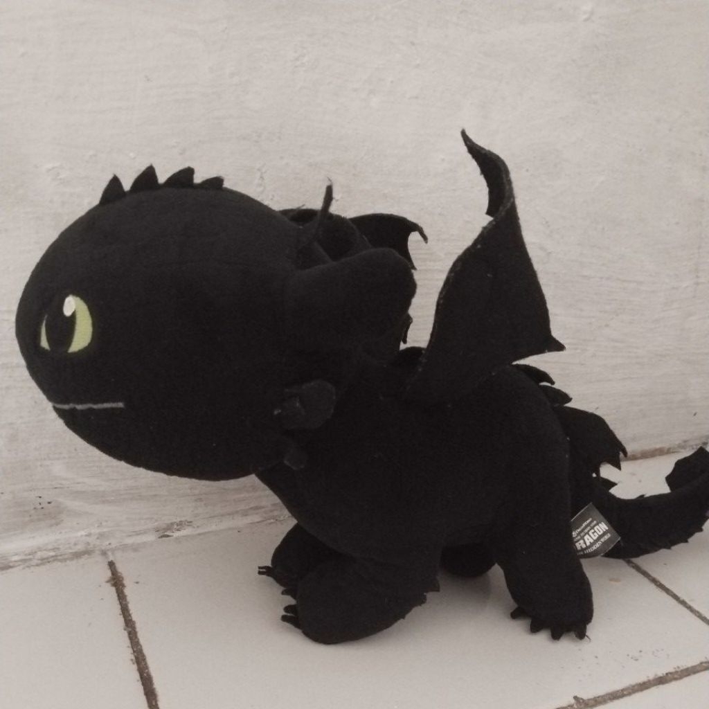 How To Train Your Dragon - Plush soft toy character Toothless
