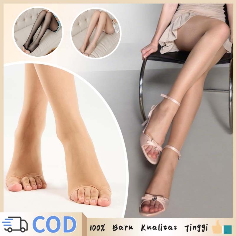 Stocking Hitam Transparan Stocking Jari Black Stocking Stocking Open Toe Warna Kulit